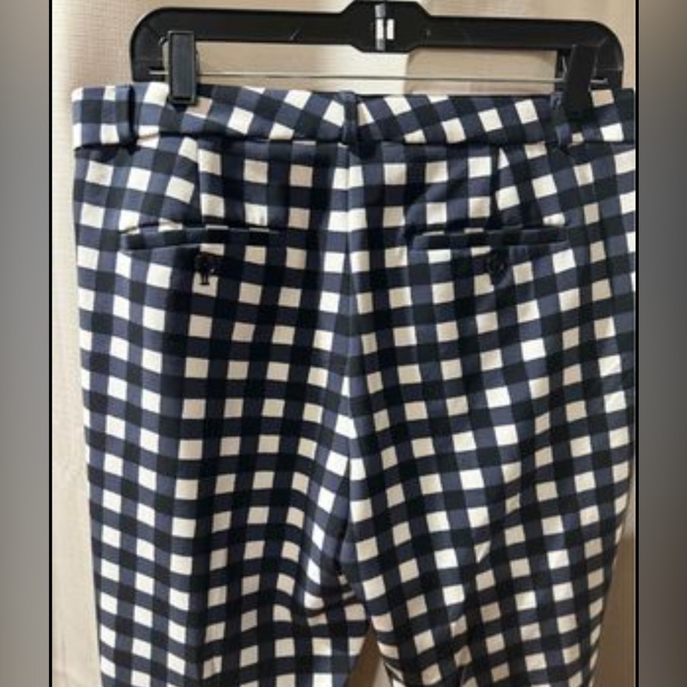 Banana Republic checkered Business Dress Or work pants Women’s size 10L - Picture 7 of 8